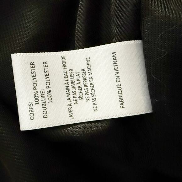 ASTR THE LABEL | Plisse Surplice Faux Wrap Top Textured Black Blouse | Size XL - Picture 9 of 9